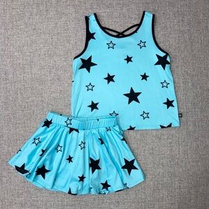 Pixie Lane size 5 athletic tank and skort set EUC